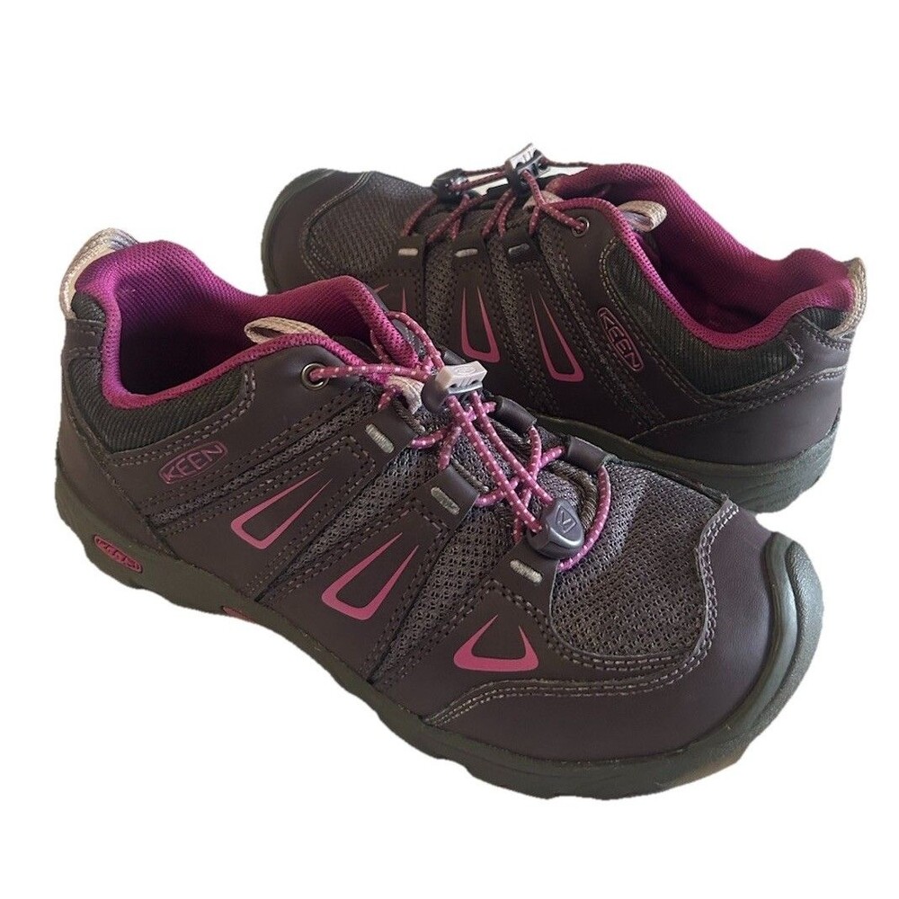 Keen Oakridge Women Size 5 Trail Hiking Running Shoes Plum Purple Shoe  1015193 - Picture 2 of 12